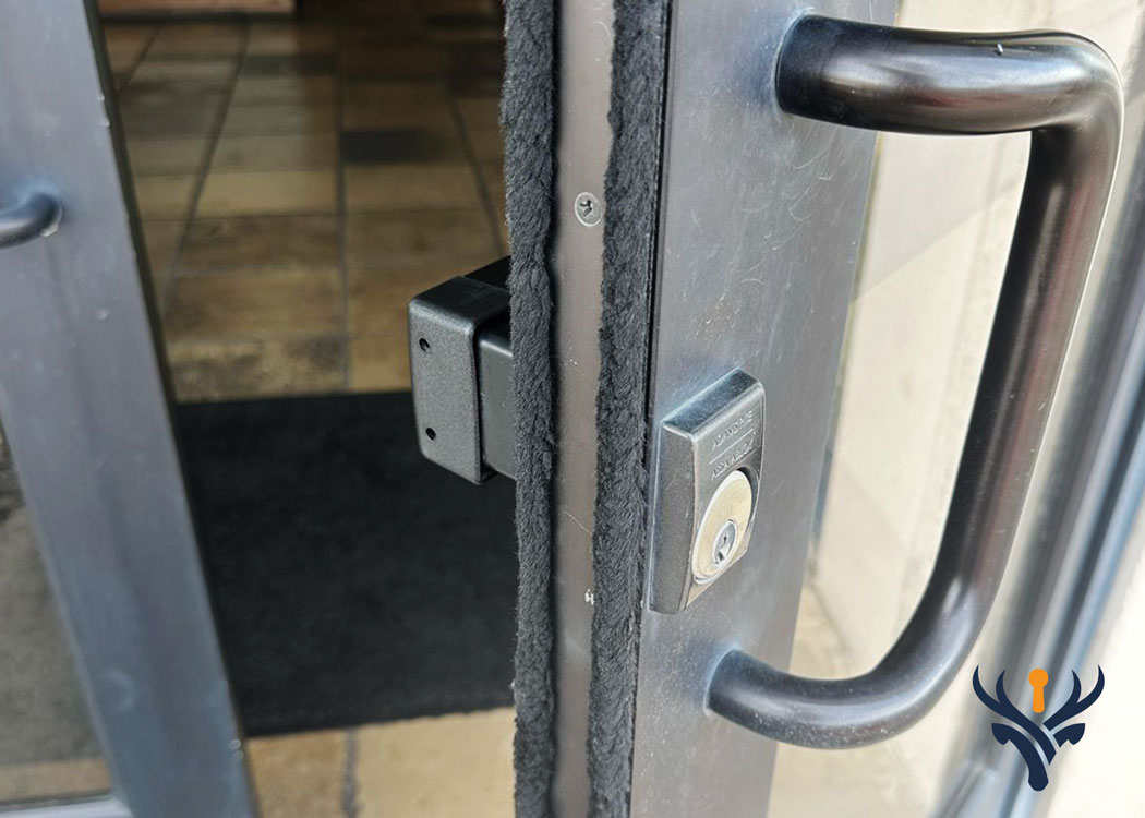 Commercial door lock